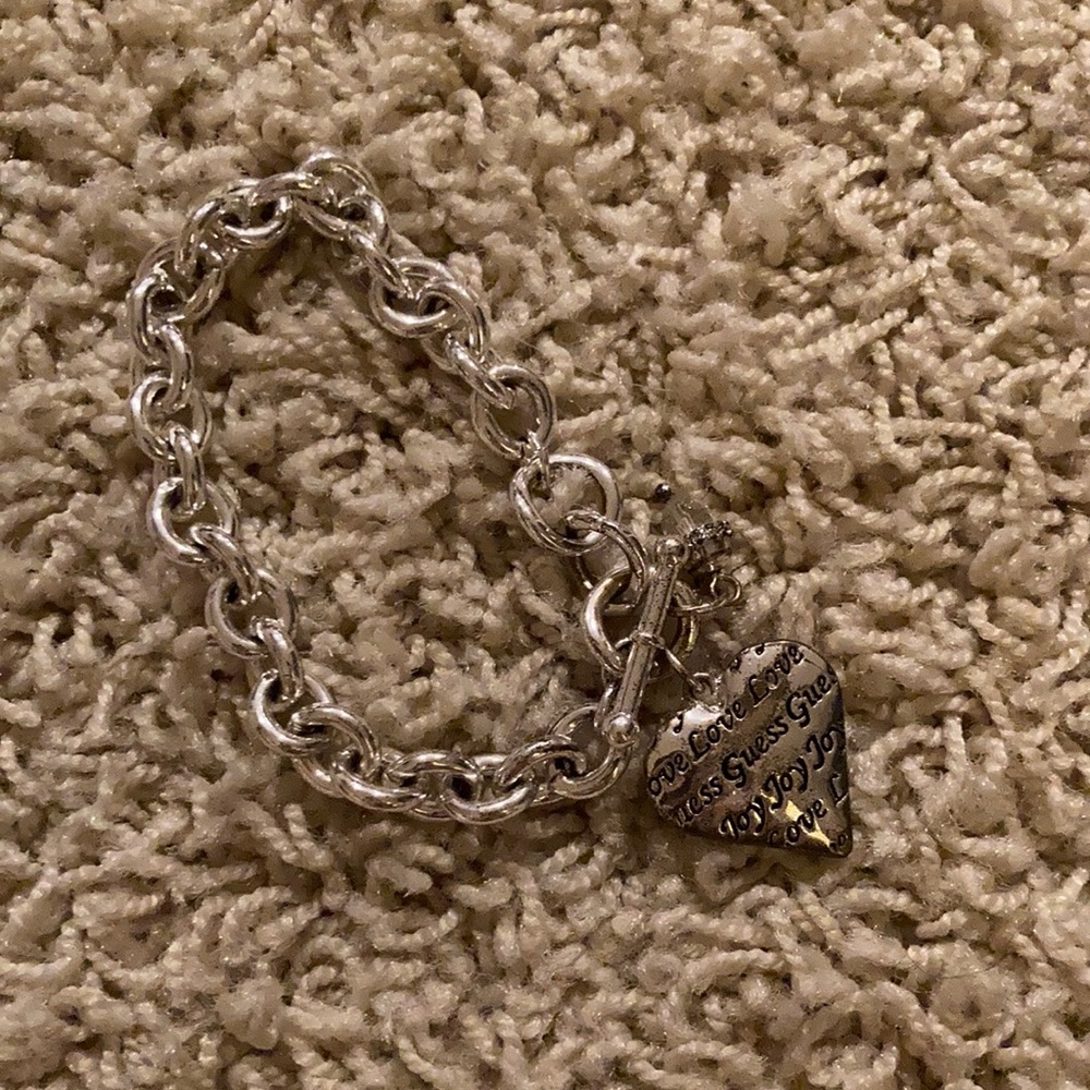 Guess charm bracelet.